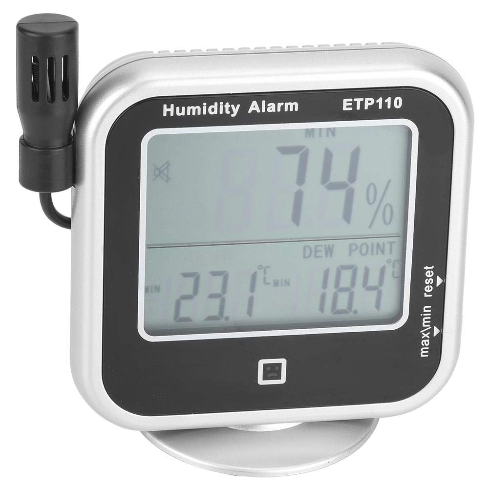 SEAFRONT Digitales Hygrometer Etp110 Taupunkt Messgerät Feuchte-/Temperatur-Taupunkt-Messgerät Für Zuhause/Labor/Lager/Werkstatt/Feld