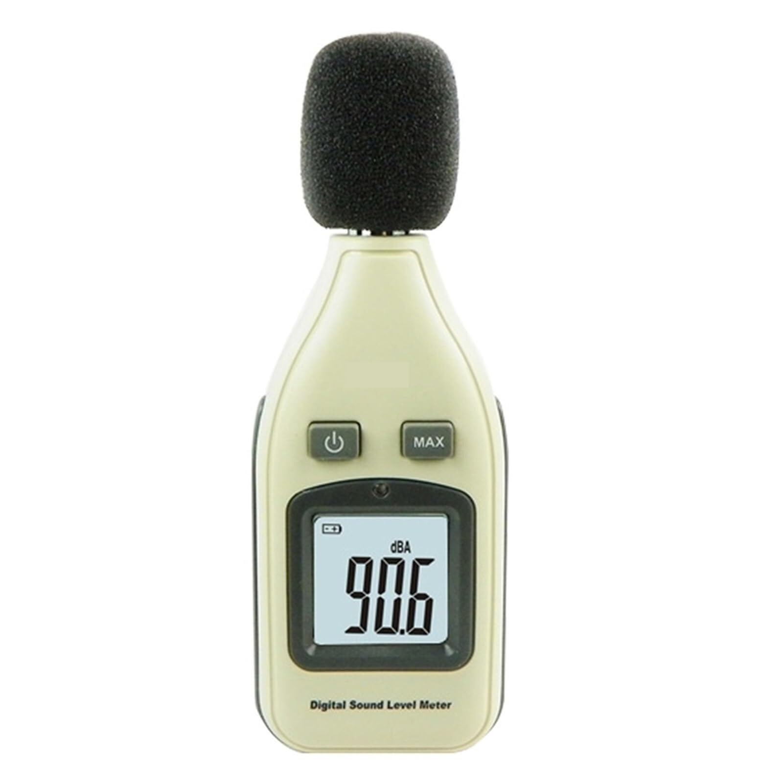 GHKryD decibel meter, Portable Mini Noise Tester with A Weighting, Max Hold, and Backlight