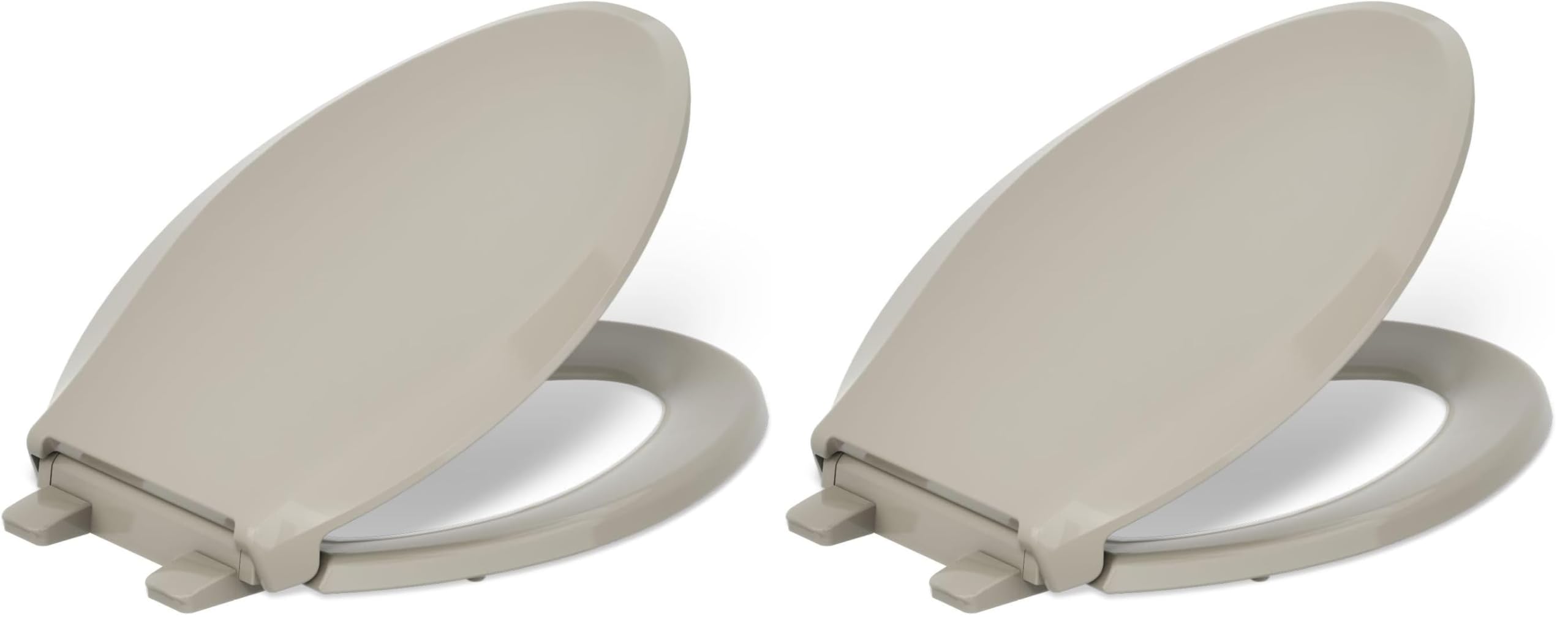 KOHLER CACHET® Nightlight Soft Close Toilet Seat Elongated, ReadyLatch®, Grip-Tight Hardware, SANDBAR (Pack of 2)