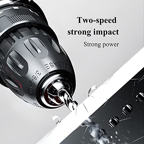 Schlag-Akku-Bohrschrauber Elektro-Schraubendreher Haushalt 12VF Elektro-Bohrmaschine Elektrowerkzeug-Set – Bild 5