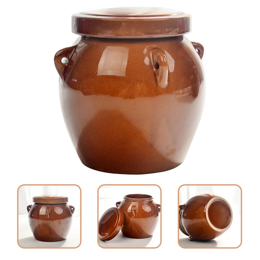 Alipis Barattolo in Ceramica per Conservare Dolci da 1200g Design Vintage, Capacità Ampia e Facile da Pulire, per Cucina e Sala da Pranzo