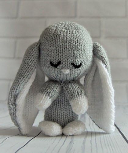 KNITTING PATTERN Baby Bunny Rabbit. Easter Animal Knitters Leaflet. Knit Cute Bunnies Handmade Gifts. UK Knitting Terms
