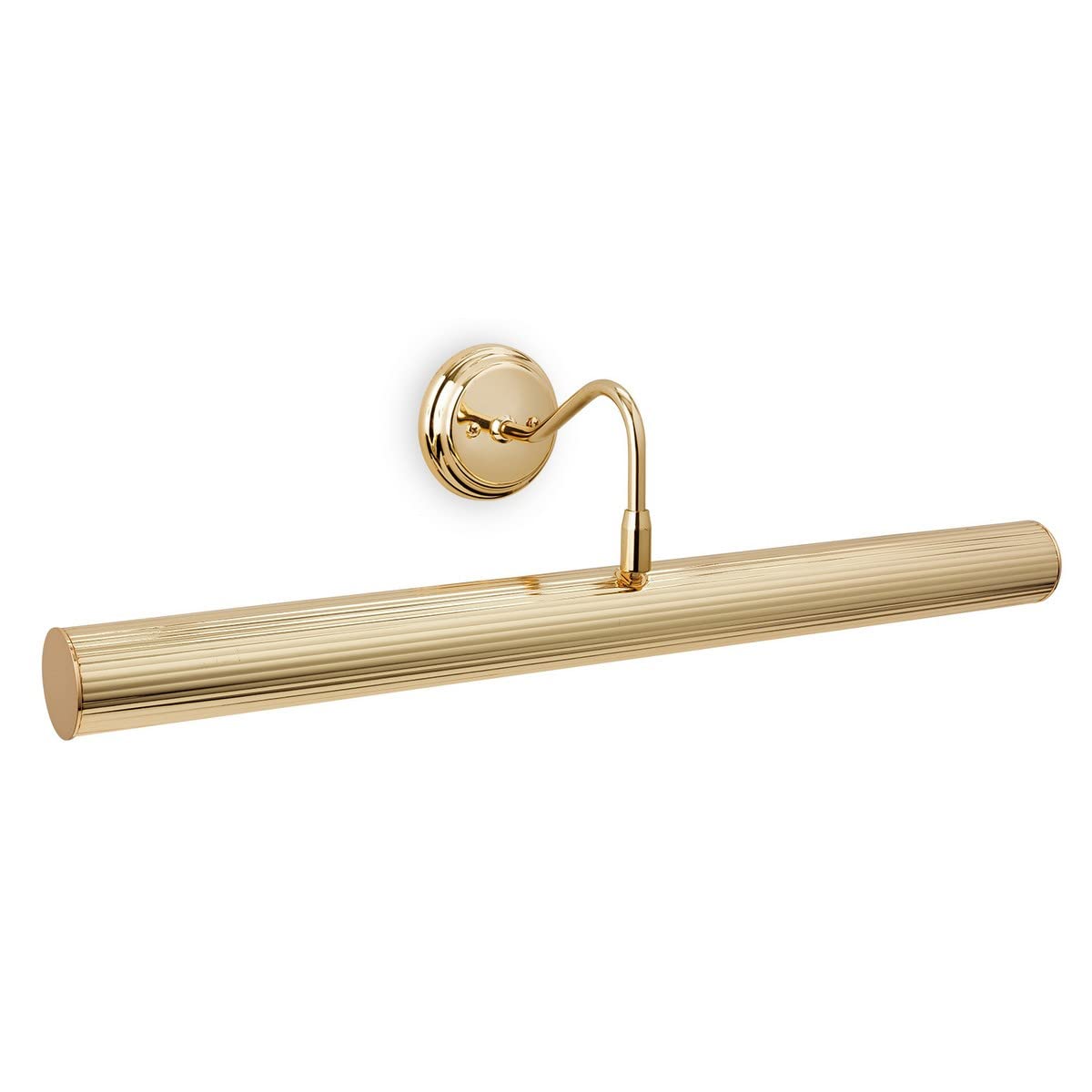 Firstlight Polished Brass Reeded Picture 4 Light,