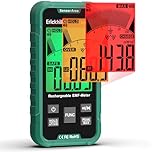 ERICKHILL EMF Detector, 3 in 1 Portable EMF Meter and Radiation Detector for RF, EF, MF, & WiFi Signal– EMF Reader with 3-Color Sound‑Light Alarm, Rechargeable Battery for Home, Office & Ghost Hunting