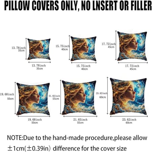 Housses de coussin velours double face de qualité supérieure 65x65 imperméable A-550 - 6
