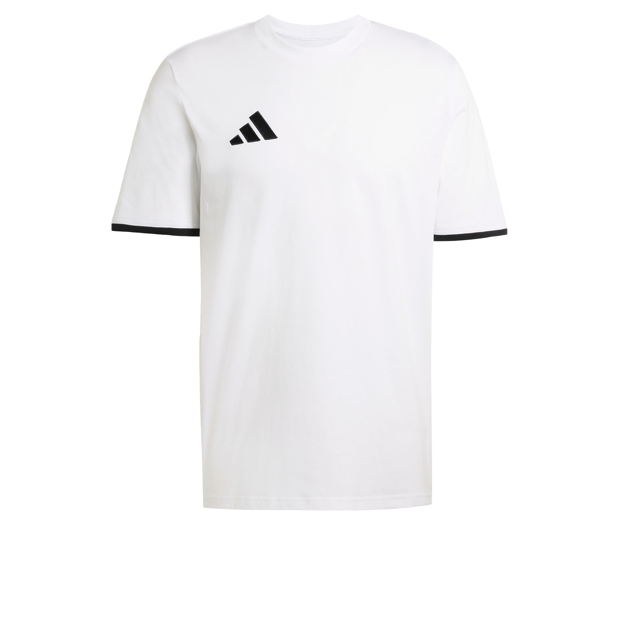 adidas Men's Entrada26 Shirt, White/Black, M Tall