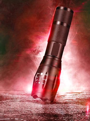 XLENTGEN 300 Yard Red Hunting Light Kit Zoomable Rechargeable with Switch - image 2