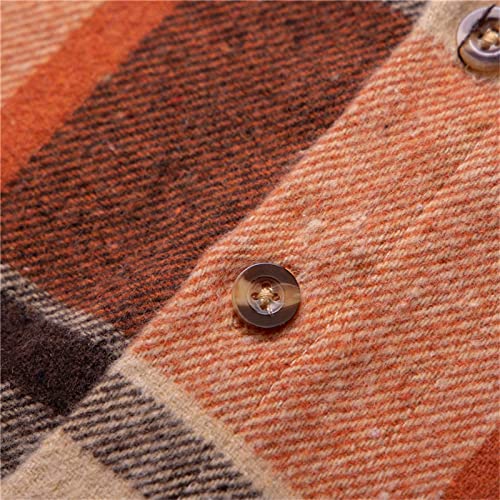 Toddler Baby Boy Girls Flannel Shirts Jacket with Bow Plaid Long Sleeve Button Down Shacket Toddler Girl Winter Coat3