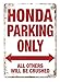 Forry Honda Parking Only Metall Poster Retro Blechschilder Vintage Schild Zum Cafe Bar Garage Wohnzimmer Schlafzimmer Haus Restaurant Hotel