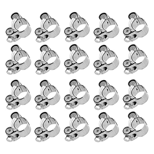 Stainless Steel Hose Clamp for Motor Vehicle Petrochemical Pharmaceutical Usage (26-28mm)