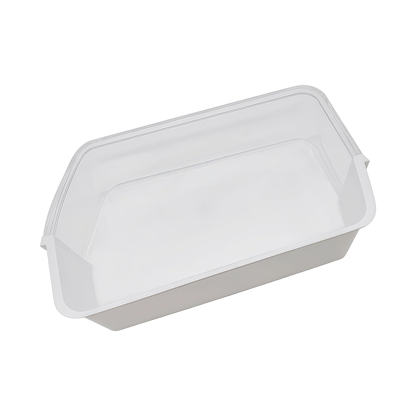 Jazuaiao Left Hand Refrigerator Storage Bin for Numerous Models Robust Design Supports Heavy Items Easy Install Fridge Planner