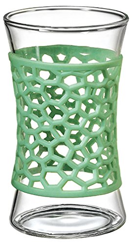 マックマー カップ お茶 コーヒー 280ml 食洗器対応 耐熱ガラス グリーン ティーフリーグラス AA0088