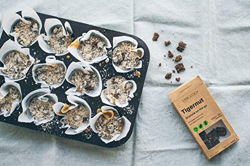 Organic Gluten-free Granola (12 x 1.8 oz Pack) with Tigernut and Sunchoke - Inulin - Gut-friendly - Raw - Vegan - Sprouted - Non-GMO