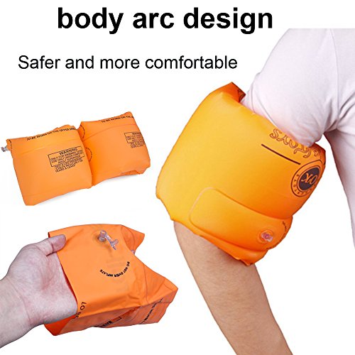 SWZY Swallowzy Banda di Braccio Gonfiabile, 4 Pack...