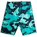 Kanu Surf Big Boys' Camo Swim Trunk, Green, Medium (10/12)