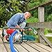 Trash Pump Hose Kit | Industrial Suction Hoses - Includes 65Ft Blue PVC Backwash Tube, 20Ft Suction Tube with Cam and Groove Adapter, Suction Strainer