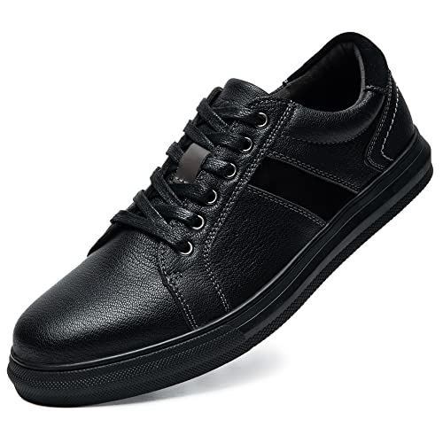 Image of Arkbird Mens Casual Shoes Leather Fashion Sneakers Business Casual Dress Sneakers Lace-up Oxford Shoe for Men