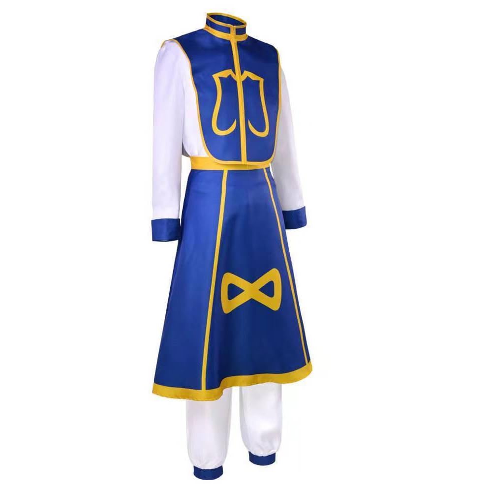 Zhongkaihua Kurapika kostium cosplay, anime, mundur z peruką, rekwizyt, bransoletka, pełny strój, odgrywanie ról, Halloween, przyjęcie, karnawał, dla fanów