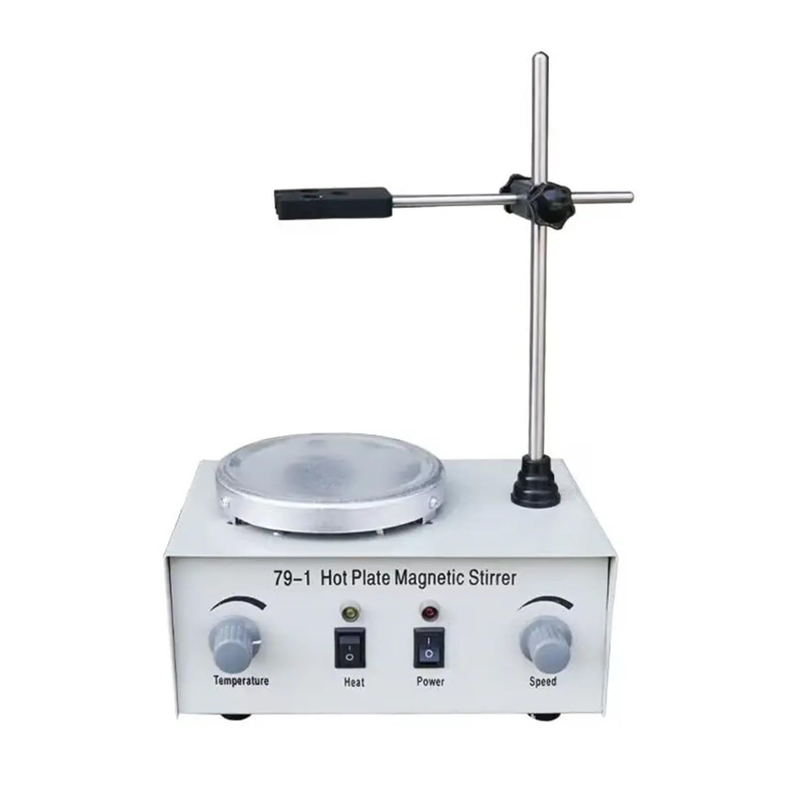 Agitador Magnético De Calefacción, Agitador De Control Dual Con Calefacción De Laboratorio, Agitador De Placa Caliente De 250W Y 1000Ml Remueve Con Fuerza