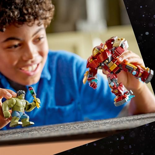 Image of LEGO ǀ Marvel Epic Battle: Hulkbuster vs. The Hulk Super Hero Building Toy with Iron Man - 76343