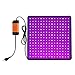 1000W Lampe LED Horticole Croissance Floraison 225 LEDs Grow Light Panneau LED Culture Indoor Spectre Complet Lampe Croissance Plante avec Crochet de Suspension pour Plante Croissance d'intérieur (02)