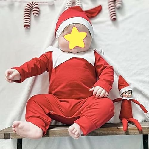 Disfraz infantil de duende Santa Claus 6-12 meses miniatura 2