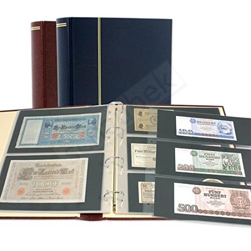 Schaubek Ringbinder Diplomat l'écrin de prestige en cuir pour timbres rares