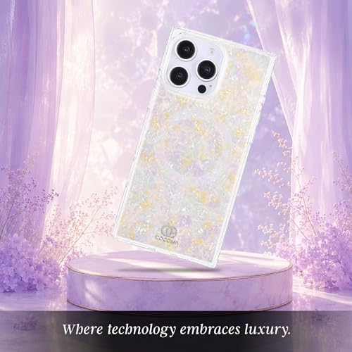 Image of COCOMII Rectangle for iPhone 14 Pro Max Case, Aurora Opal