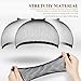 MORGLES Mesh Wig Cap for Women Men, 6PCS Hair Net for Wig Closed End, Brown, Beige, Black
