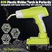 Choerinton Plastic Welder Gun Cordless Plastic Welder Kit Compatible with Ryobi 18V Battery 80W Welding Gun with LED Iight 600PCs Hot Staples for DIY Car Bumper Repair Plastic Repair(No Battery)