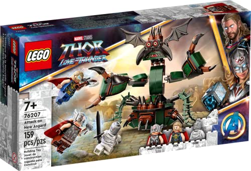 Lego Marvel Set - Angriff auf New Asgard 76207 + Avengers Heft Nr.11 (Comics, Malvorlagen, Poster) mit Loki Minifigur – Bild 3