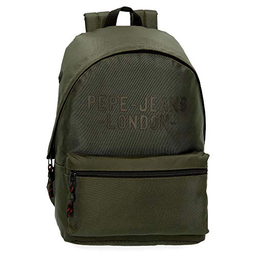 Pepe Jeans Bromley sac à dos porte ordinateur vert 14 pouces 31x42x17,5 cm