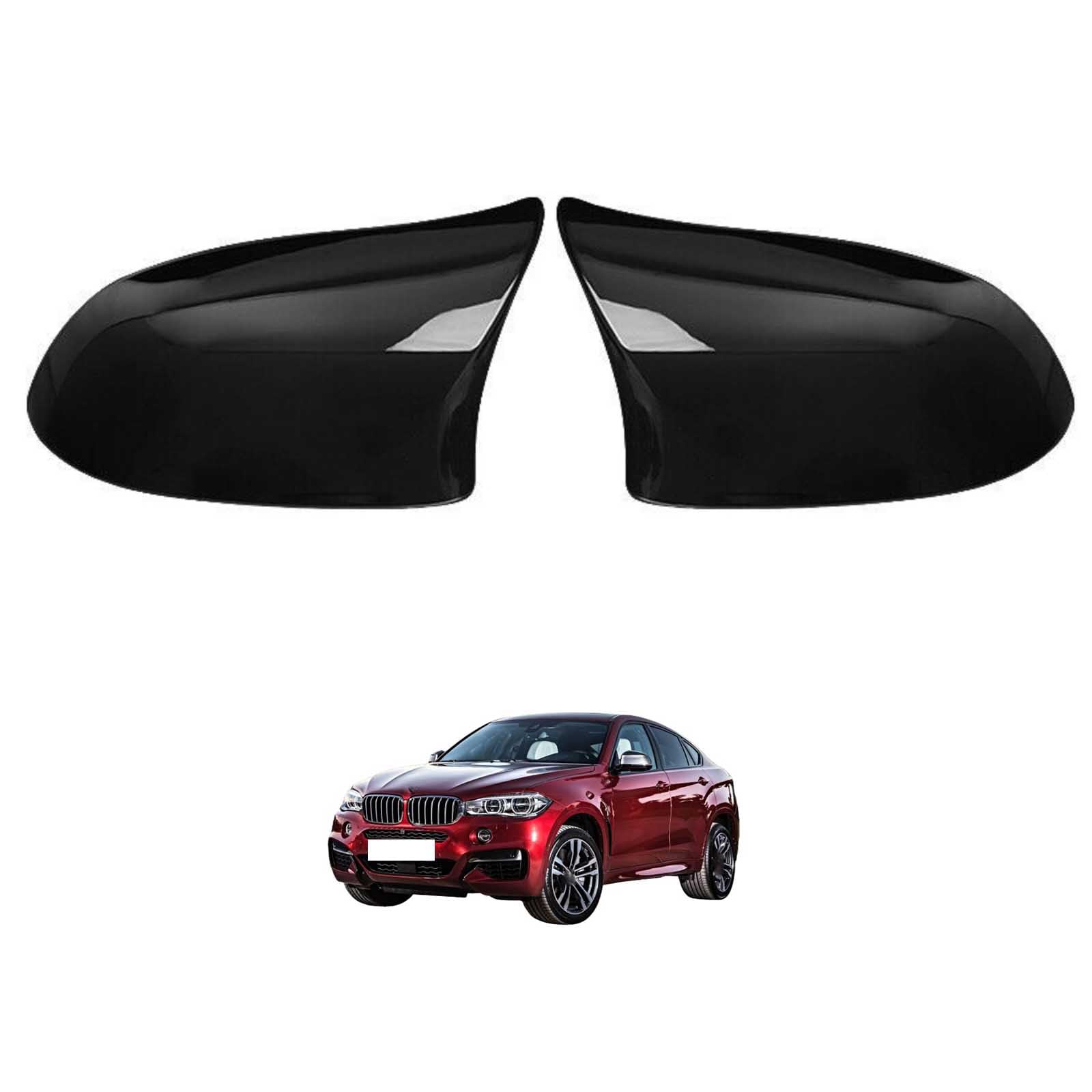 Coque de rétroviseur pour BMW X6 F16, finition haut de gamme en ABS pour un design élégant