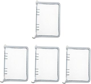TEHAUX 4 Unidades De Livro De Folhas Soltas Capas De Encadernação De Folhas Soltas Capa De Caderno Protetor De Fichário Acessórios A5 Capa De Diário Fichário Flexível Capa Dura Cadernos
