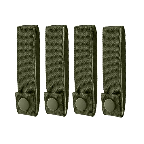 NQEUEPN 4 Correas de Fijación MOLLE, Correas MOLLE para Mochila Correas MOLLE de Poliéster Correas...