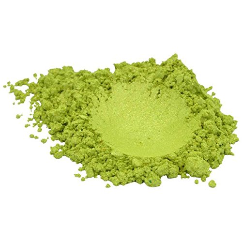 Green Apple Luxury Mica Colorant Pigment Powder Cosmetic Grade Glitter Eyeshadow Effects for Soap Candle Nail Polish 4 oz