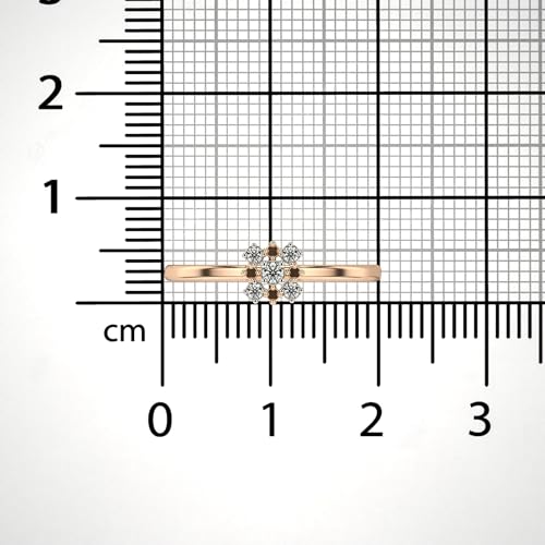 Image of Sterling Silver & Certified Lab Grown Diamond 0.09cts | Ring For Women /Girls | Stylish & Elegant | VGR0398