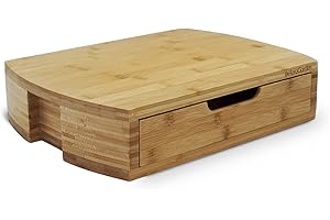 AeroGarden Bamboo Garden Storage Drawer | Sturdy Indoor Garden Organizer