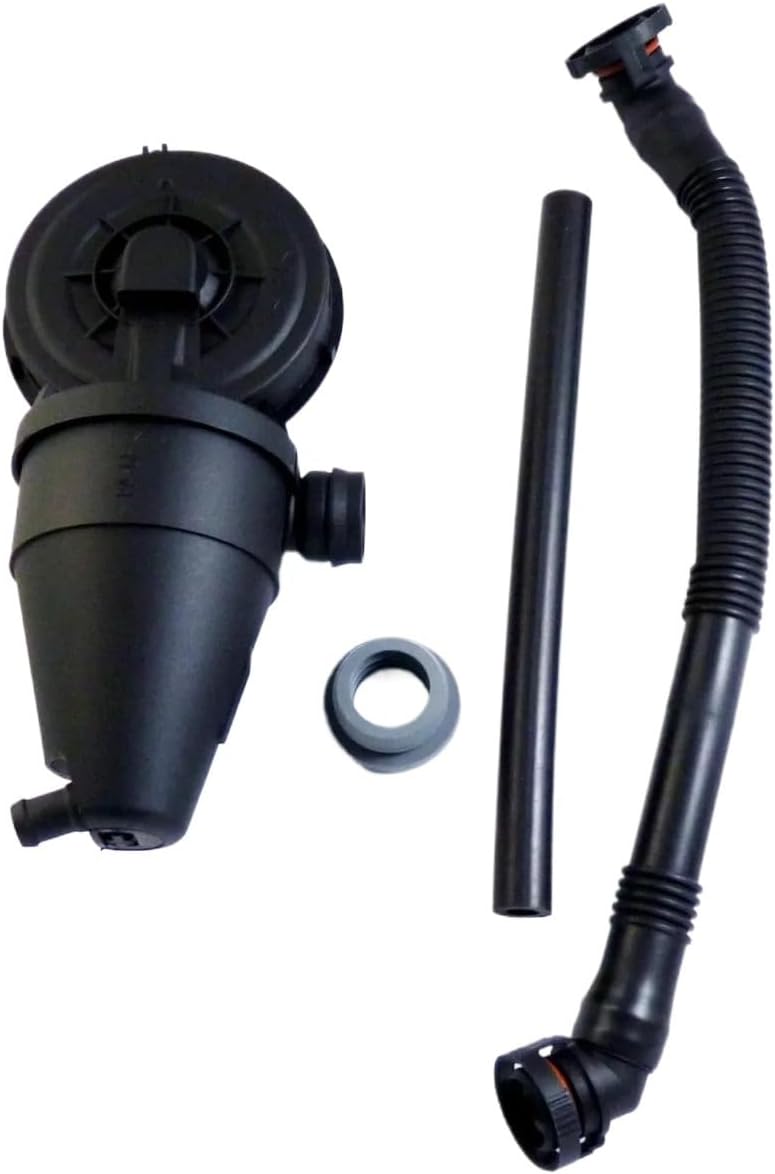 1 Set Crankcase Oil Separator PCV Vent Valve KIT Breather Hose 11151703484 11151703775 Fit Compatible With E36 E39 Z3 M3 323i(3 pcs set)