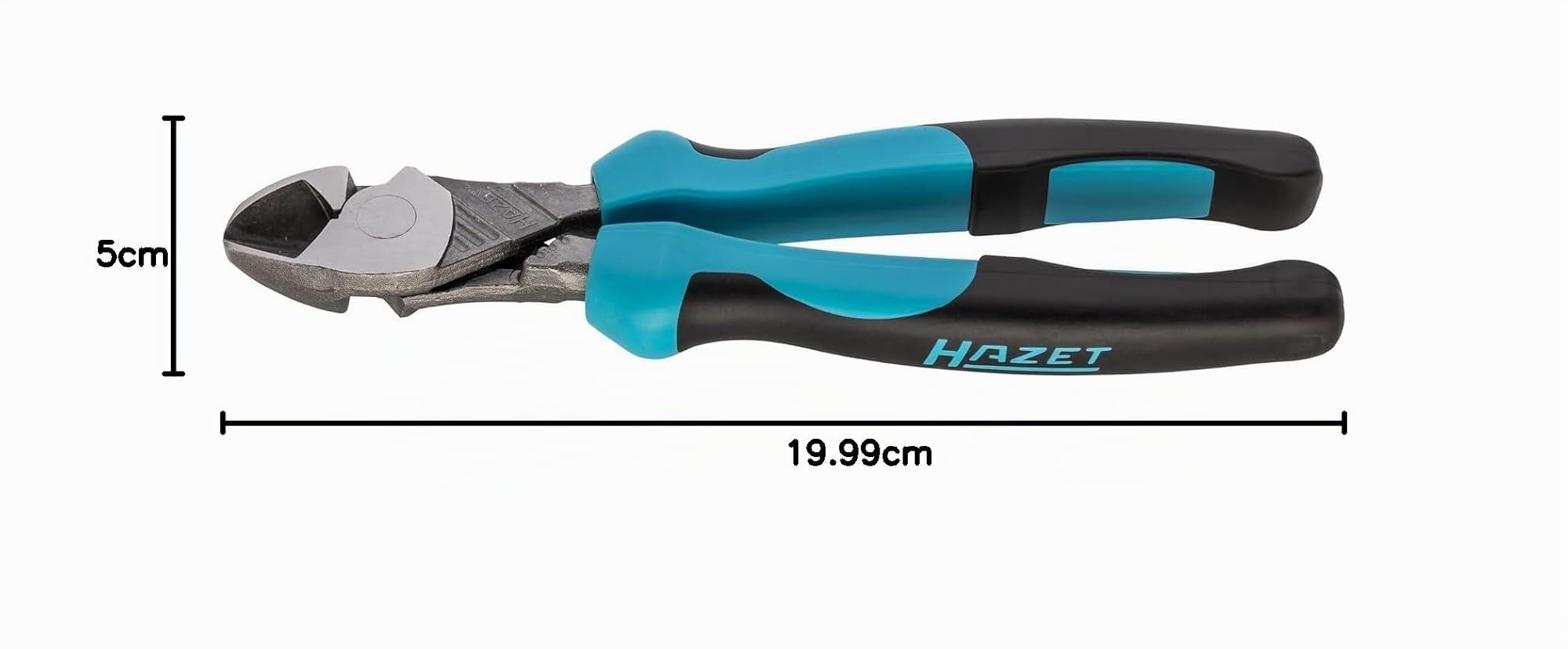 Hazet 1802M-33 Tronchese con Tagliente Laterale ad Impulso, Argento, Lunghezza 200 mm