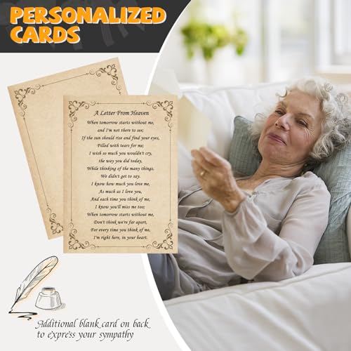 Image of Sympathy Wind Chimes for Outside Deep Tone, Memorial Wind Chimes for Loss of Loved One Prime, Bereavement Condolence Remembrance Funeral Gifts for Grieving Friends Loss of Mother Father