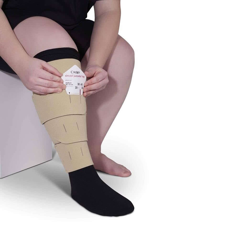Sistema Di Compressione Circaid Juxtalite Per Gamba Inferiore - Calzatura Regolabile 20-50 MmHg Con Cavigliere E Fodera - Alternativa Semplice A Bende E Calze Tradizionali