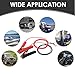 2 Pcs Battery Alligator Clips Booster Jumper Cable 39 inches Automotive Battery Jumper Cables 50A Alligator Clips Booster Jumper Cable for Car Battery Charging Jumper Cable