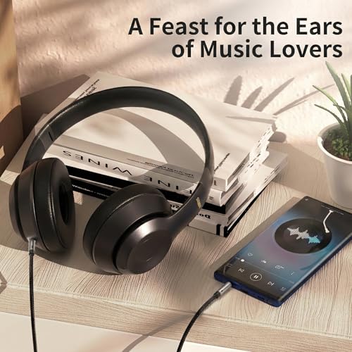 Image of Aux Cord 3 ft,Sweat-Resistant 3.5mm Audio Cable Male to Male Stereo Hi-Fi Sound Nylon Braided aux to aux TRS 1 /8 Cable for Headphones Car Home Stereos Speakers