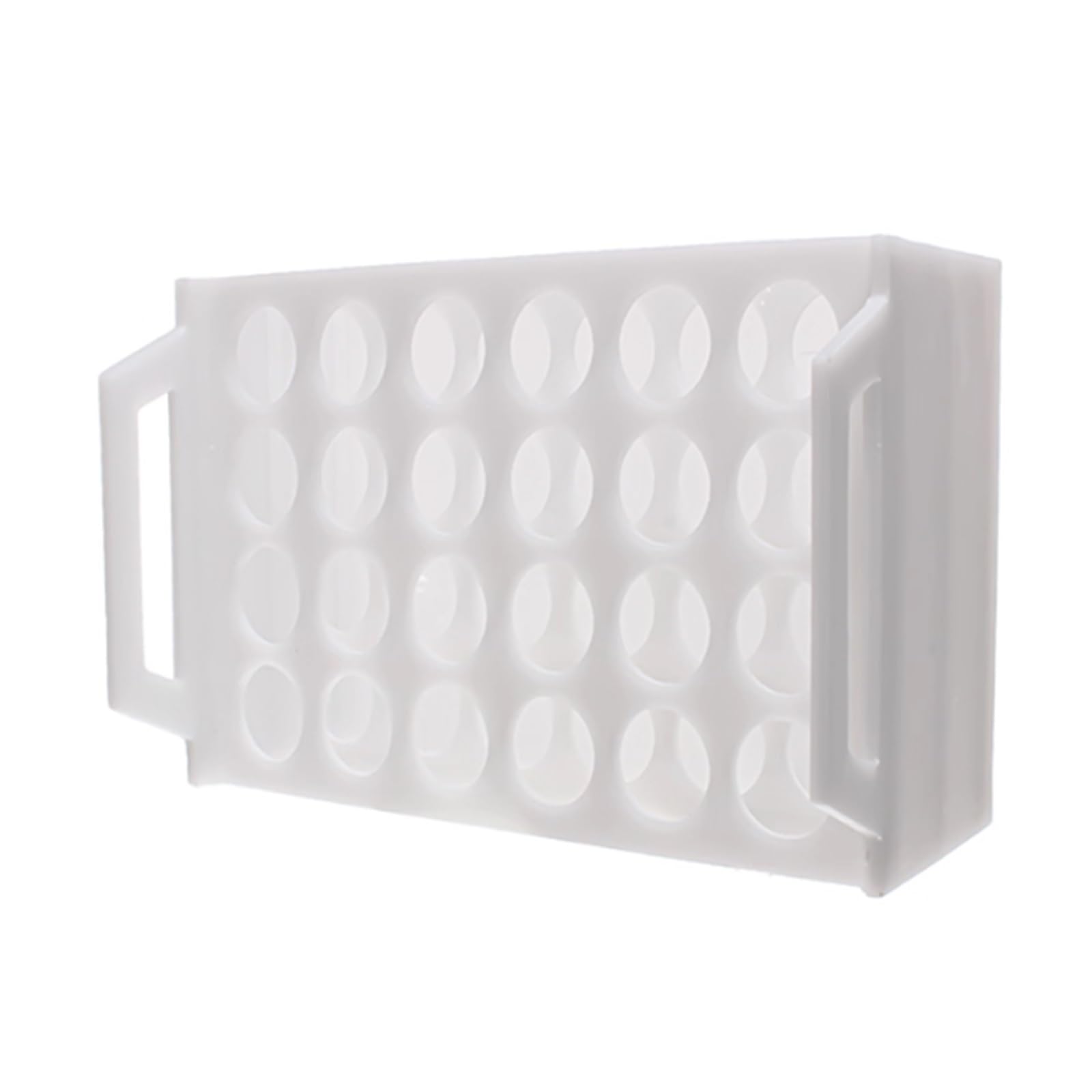 Rack per Provette Portaprovette con Maniglia, 24 Fori, Strumento for L'organizzazione del Laboratorio Chimica della Scuola