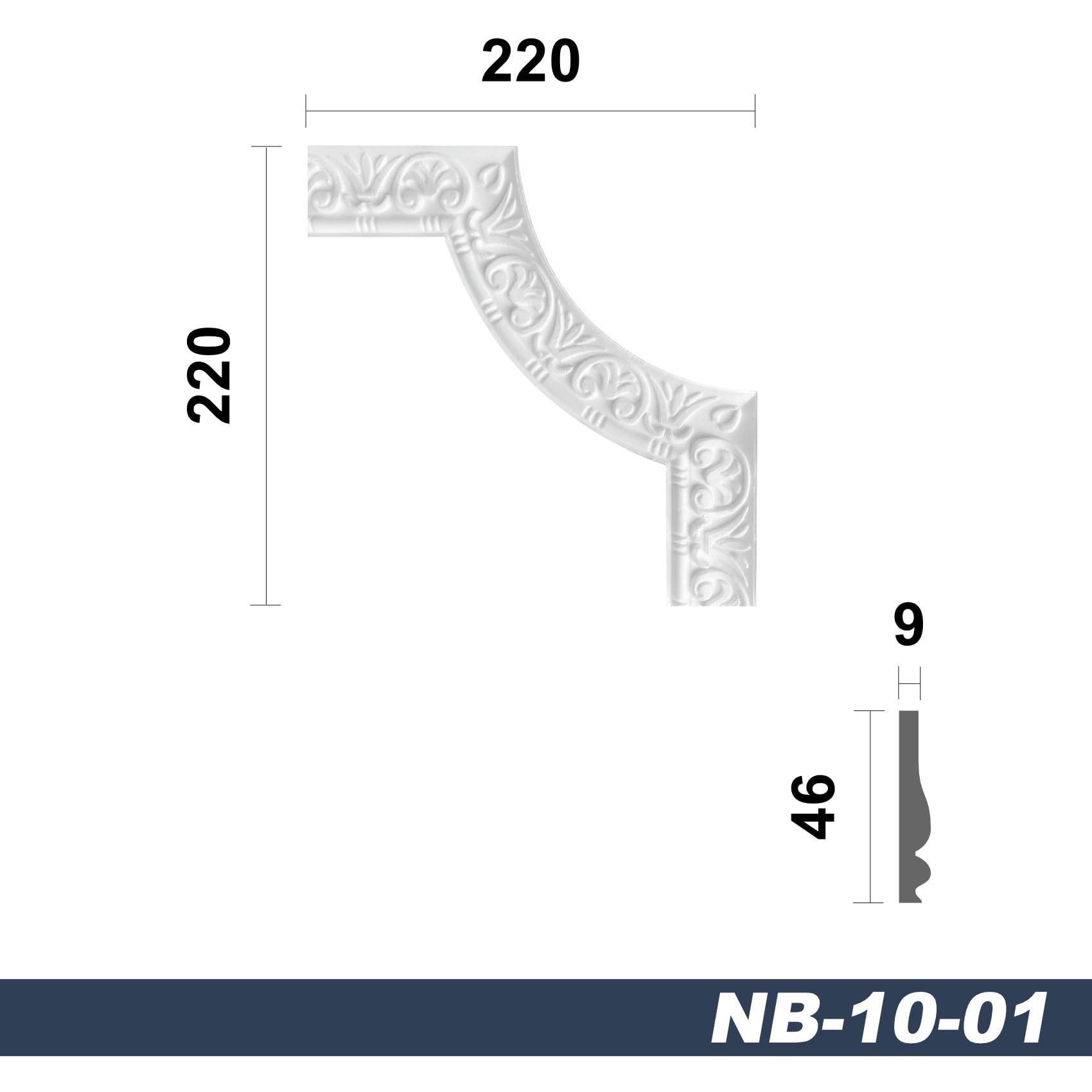 Decorazioni Murali In Polistirolo - Listelli Decorativi 2 Metri | Fai-Da-Te Per Pareti - Foto 13