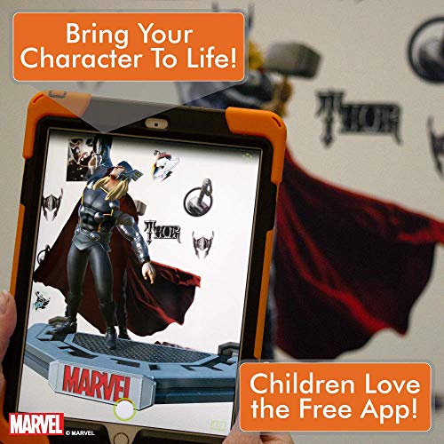 Decalcomania Marvel 10-Pc Thor 23" X 27" Wall Decal With 3D Augmented Reality Interaction #TOP3