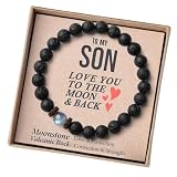 THEMEROL Teens Boys Gift Ideas Teenage Him Men Bracelets Beaded Cool Unique Son Birthday Gift Christmas Stocking Stuffers Confirmation Valentines Day Easter Basket Graduation Plus Size