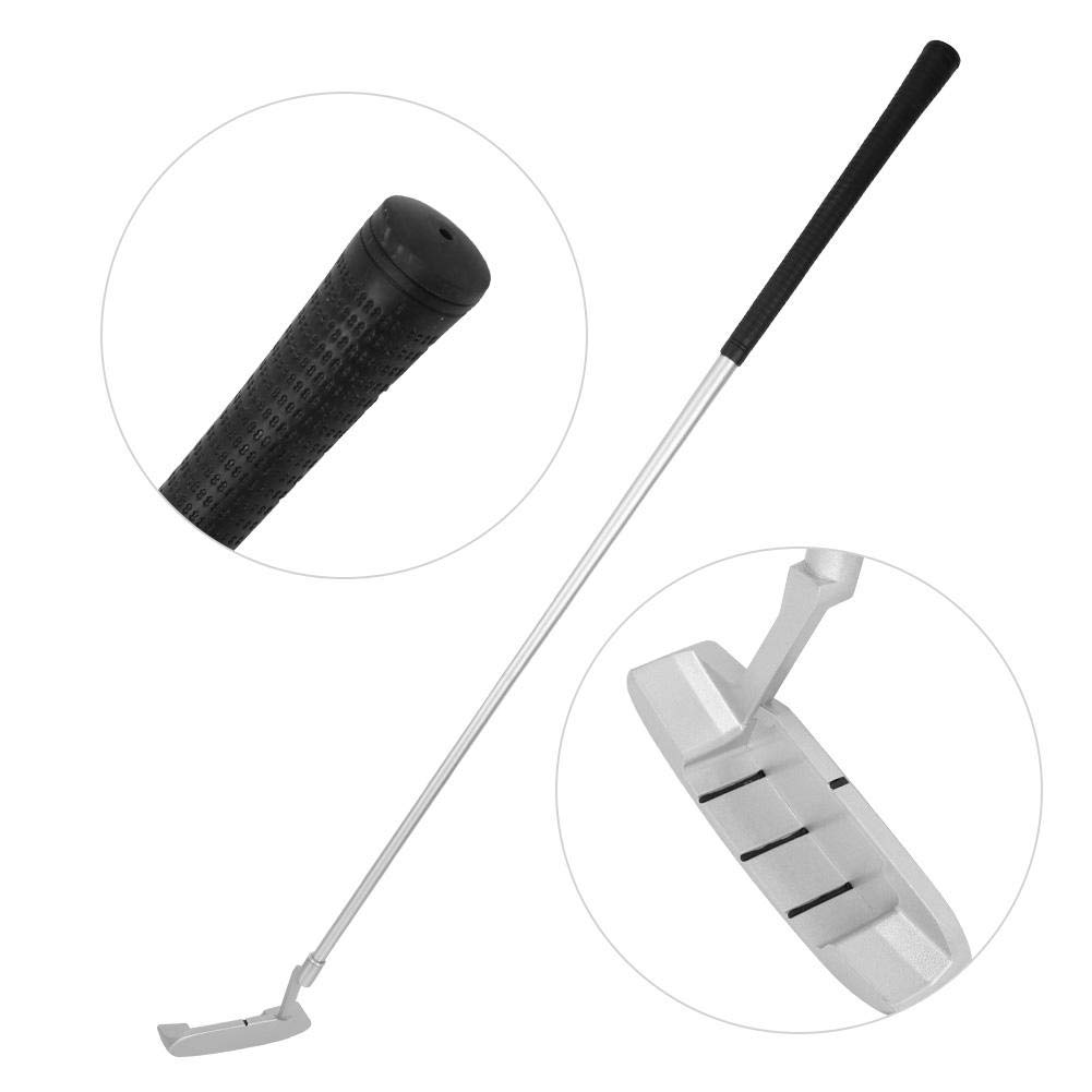 Putter Plegable de Cuatro Secciones para golfistas, para diestros o Zurdos de 89 cm, para práctica de Golf, Accesorio de Entrenamiento