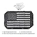 Voodonala for Jeep JK Sunshade Sun Shade Bikini Top Roof Sunblock Mesh Heat Shield Mesh for 2007-2018 Jeep Wrangler JK JKU 2 Door & 4 Door, Block Heat Block UV Rays Flag Black
